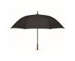 Parapluie automatique en pongé résistant avec manche droit Ø137 couleur noir
