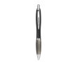 Stylo à bille en plastique ABS avec bouton-poussoir, encre bleue couleur noir