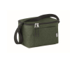 Sac isotherme en RPET moucheté avec capacité pour 6 canettes couleur vert foncé