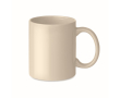 Tasse publicitaire économique en céramique colorée 300ml Basic Colors couleur beige