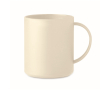 Mug à personnaliser en plastique coloré de 300 ml Essential couleur beige