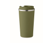 Mug en acier avec fonction thermique et anti-fuite 510 ml couleur vert foncé