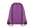 Sacs à dos à cordon personnalisés en polyester 190T Urban couleur violet
