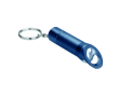 Porte-clés lampe de poche avec fonction décapsuleur Ledner couleur bleu marine
