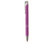 Stylos métalliques gravés populaires pour cadeaux en encre bleue couleur violet