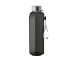 Gourde avec logo en plastique recyclé et antifuite 500 ml couleur noir