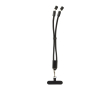 Dragonne pour téléphone en RPET avec câble USB‑C et charge rapide 60W couleur noir