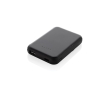 Powerbank sans fil magnétique en plastique recyclé 5 000 mAh couleur noir