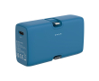 Powerbank en plastique recyclé avec indicateur de charge et 20W couleur bleu