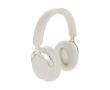 Casque supra-aural avec design élégant et réduction de bruit couleur blanc