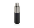Gourde thermique en acier recyclé avec bouchon antifuite 600ml couleur noir