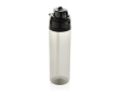 Gourde légère en RPET avec bouchon antifuite double 800 ml couleur noir