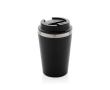 Mug thermique à double paroi écologique couvercle anti-goutte 350ml couleur noir