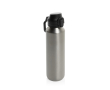 Gourde de sport en acier recyclé avec bouchon antifuite 600 ml couleur argenté