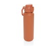 Gourde de sport en acier recyclé avec bouchon antifuite 600 ml couleur orange