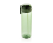 Bouteille de sport en RPET avec bouchon antifuite et paille 800 ml couleur vert