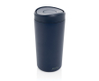Mug thermos à emporter écologique avec couvercle 400 ml Avira Alix couleur bleu marine