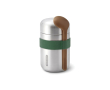 Flacon thermique en acier inoxydable anti-goutte Black+Blum 400ml couleur vert olive