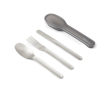 Élégant set de couverts en acier inoxydable Black+Blum couleur argenté