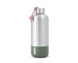 Grande bouteille isotherme promotionnelle en inox Black+Blum 850 ml couleur vert olive