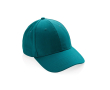 Casquette 6 panneaux en coton recyclé avec traceur AWARE™ 280 g/m² couleur vert