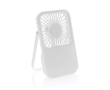 Ventilateur de bureau rechargeable, 3 vitesses, 5 W, 1 200 mAh couleur blanc