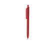 Stylo écologique avec grand clip et encre bleue Dokumental® couleur rouge