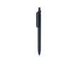 Stylo écologique avec grand clip et encre bleue Dokumental® couleur bleu marine