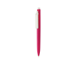 Stylo en plastique recyclé avec encre bleue ultra‑fluide couleur rose