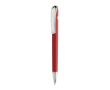 Stylo en plastique recyclé avec recharge Dokumental® à encre bleue couleur rouge