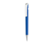 Stylo en plastique recyclé avec recharge Dokumental® à encre bleue couleur bleu