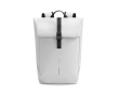 Sac à dos polyvalent en tissu résistant à l'eau avec rabat pour PC 16\" couleur blanc cassé