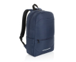 Sac à dos en polyester recyclé style business avec poches 15,6\" couleur bleu marine