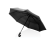 Parapluie pliant automatique 21'' poignée en cuir synthétique mat Ø108 couleur noir