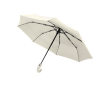 Parapluie pliant automatique 21'' poignée en cuir synthétique mat Ø108 couleur beige