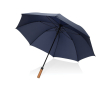 Parapluie semi-automatique en RPET 30” avec axe en métal Ø154 couleur bleu marine