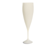 Flûte à champagne réutilisable biocomposite fabriquée en Europe 140 ml couleur blanc cassé