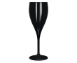 Coupe de champagne réutilisable Tritan® fabriquée dans l’UE 160 ml couleur noir