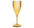 Coupe de champagne réutilisable Tritan® fabriquée dans l’UE 160 ml couleur jaune transparent