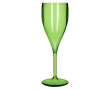 Coupe de champagne réutilisable Tritan® fabriquée dans l’UE 160 ml couleur vert transparent