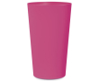 Gobelet réutilisable coloré compatible lave-vaisselle 300 ml couleur fuchsia