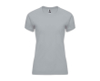 T-shirt technique personnalisé 100% polyester pour femme 135 g/m² Roly couleur gris