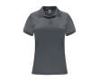 Polo technique en tricot piqué polyester 150 g/m² pour femme Roly couleur gris foncé