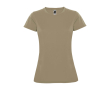 T-shirt technique avec logo en tricot piqué pour femme 150 g/m² Roly  couleur taupe