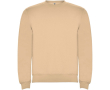 Pull avec logo unisexe en coton et polyester en tricot 280 g/m² Roly couleur beige