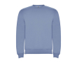 Pull avec logo unisexe en coton et polyester en tricot 280 g/m² Roly couleur bleu gris