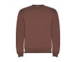 Pull avec logo unisexe en coton et polyester en tricot 280 g/m² Roly couleur taupe
