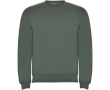 Pull avec logo unisexe en coton et polyester en tricot 280 g/m² Roly couleur vert olive