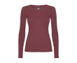 T-shirt floqué pour femme en 100% coton en tricot 160 g/m² Roly couleur rouge chiné