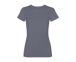 T-shirt femme ajusté à manches courtes 280 g/m² Roly Fiyi couleur gris foncé
